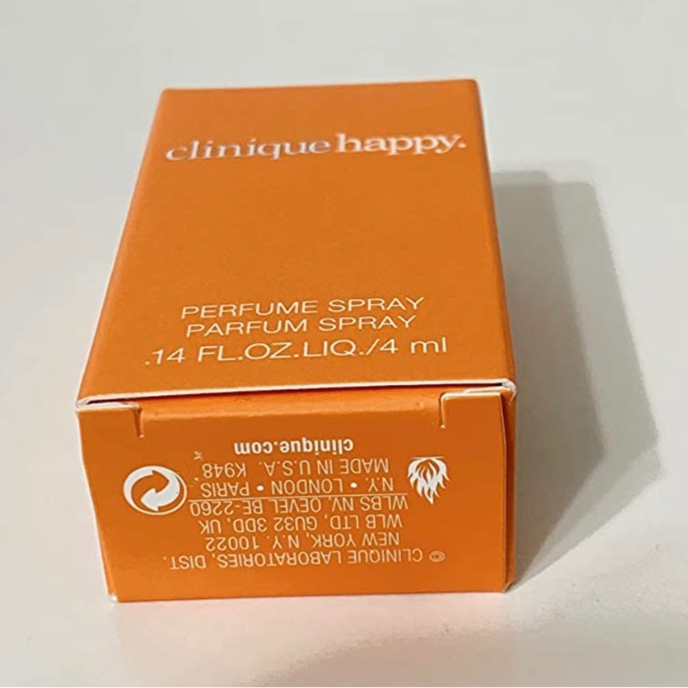 NIB Clinique Happy Perfume Spray .14 FL.OZ./4 ml - Picture 2 of 4